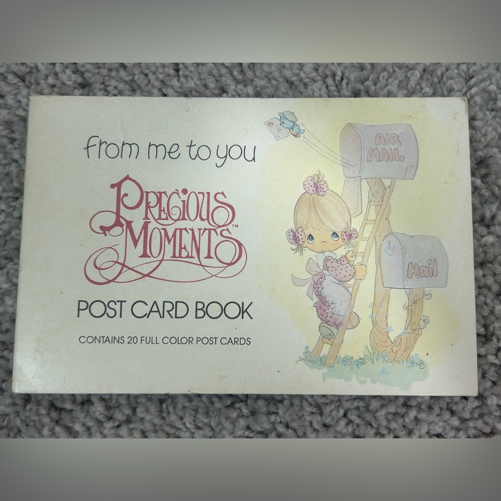 RARE VINTAGE 90s PRECIOUS MOMENTS Post Card Book